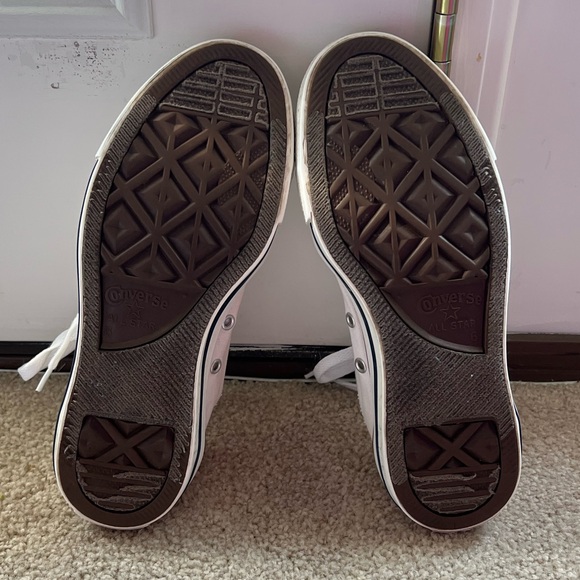 White Converse Sneakers - Picture 7 of 7